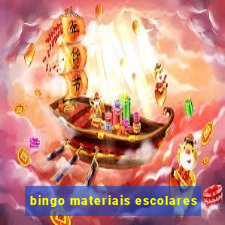 bingo materiais escolares